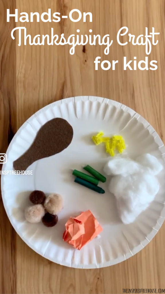 Thanksgiving Therapy Activities Dinner Plate Craft