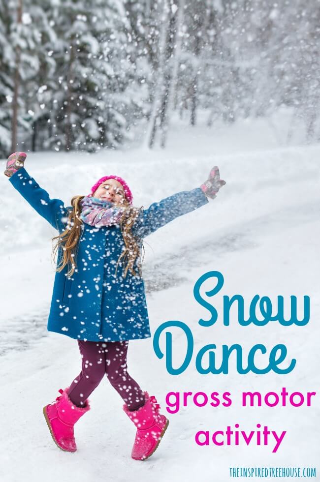 The Inspired Treehouse - There’s nothing more fun than pairing a good book with winter gross motor activities for kids. This is one of our favorites!