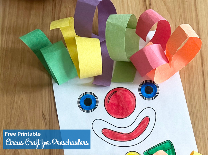 free printable circus crafts for preschoolers