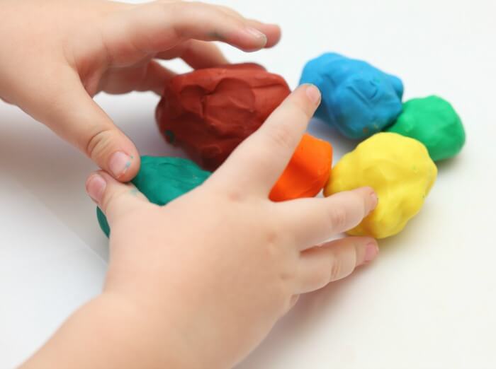 The Inspired Treehouse - 9 ideas for fine motor fun with play dough that target strength, coordination and manipulation skills.