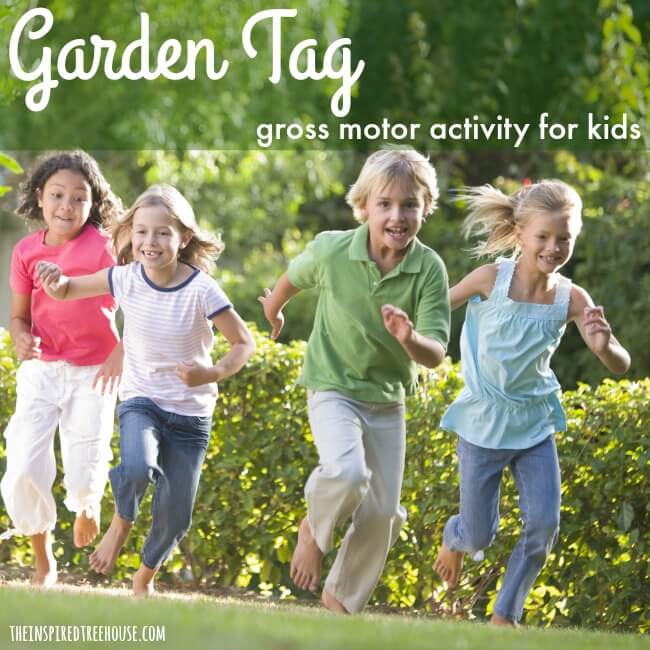 garden tag gross motor activities square