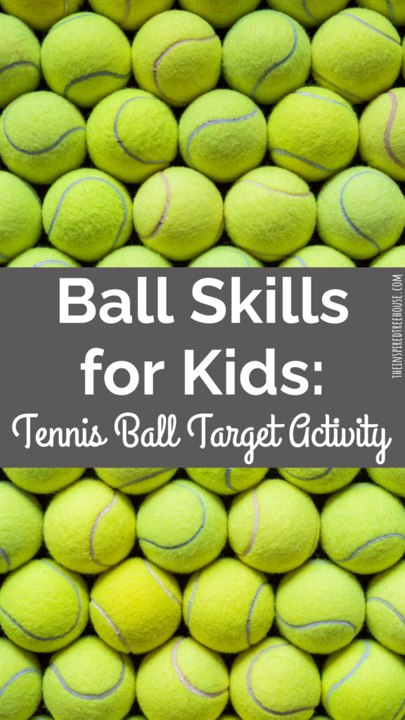 ball skills for kids tennis balls