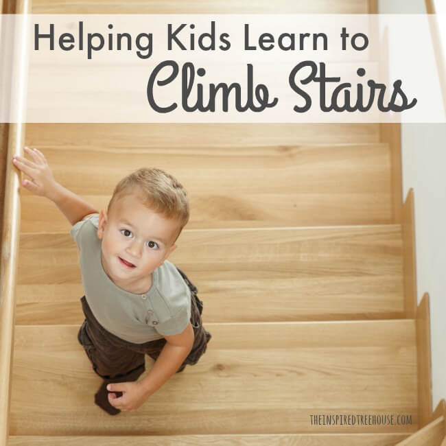 The Inspired Treehouse - Here are some ideas for practicing stair negotiation before kids head off to school!