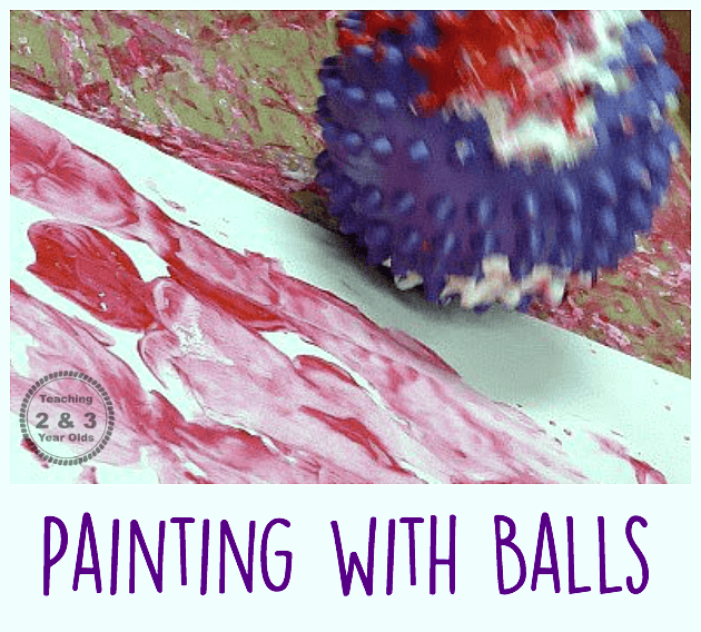 Painting-for-Toddlers-with-Balls