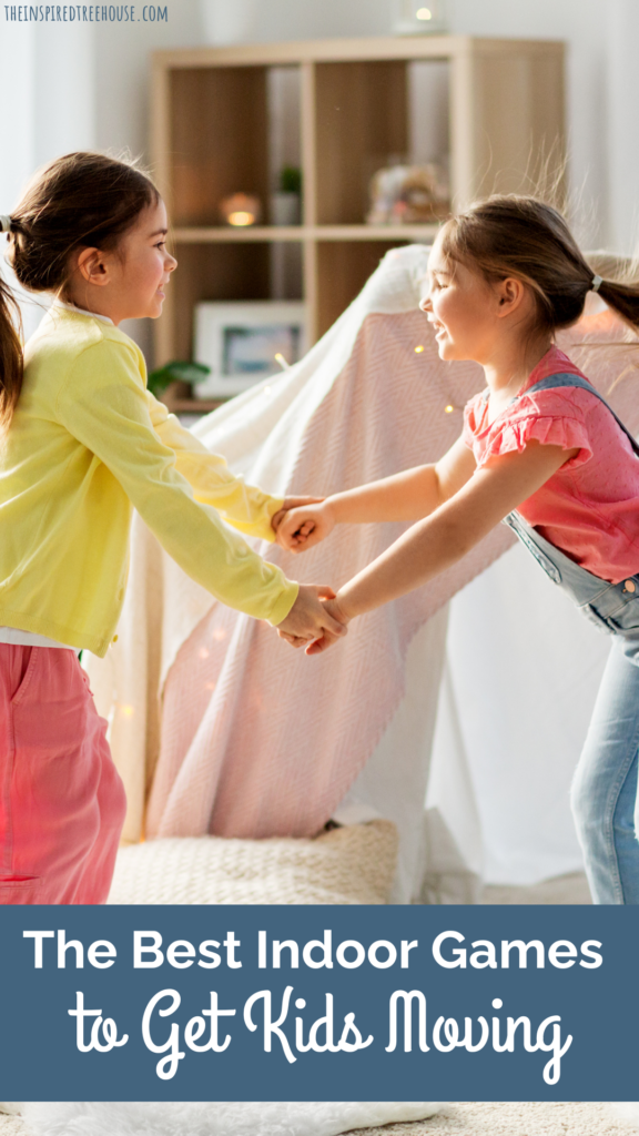 the best indoor activities for kids two girls holding hands and playing