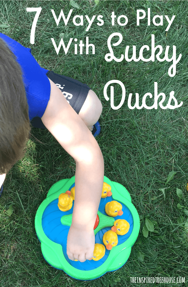 The Inspired Treehouse - The Lucky Ducks game is a great way to keep kids' interest while encouraging lots of different developmental skills!