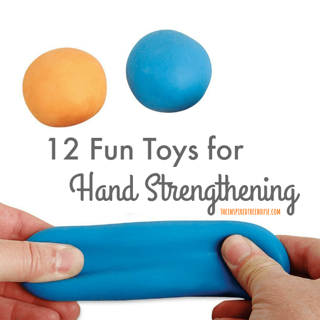 The Inspired Treehouse - These fun toys for hand strengthening are perfect for getting kids interested and engaged!