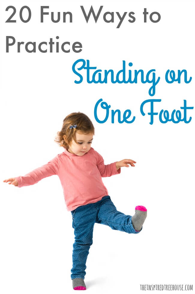 The Inspired Treehouse - Check out our favorite fun and creative ways to practice single leg stance with kids!