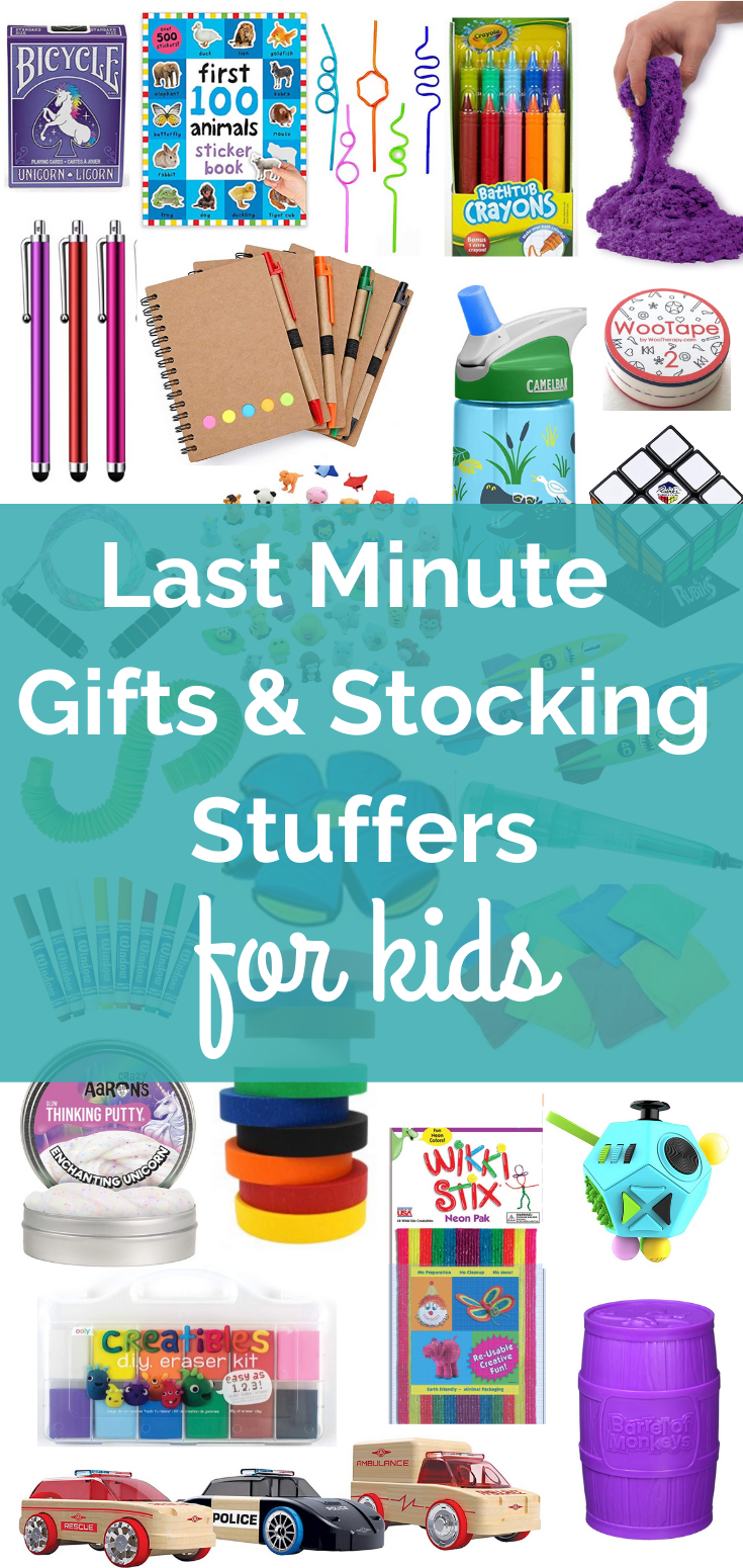 Last Minute Gift Ideas and Stocking Stuffers for Kids
