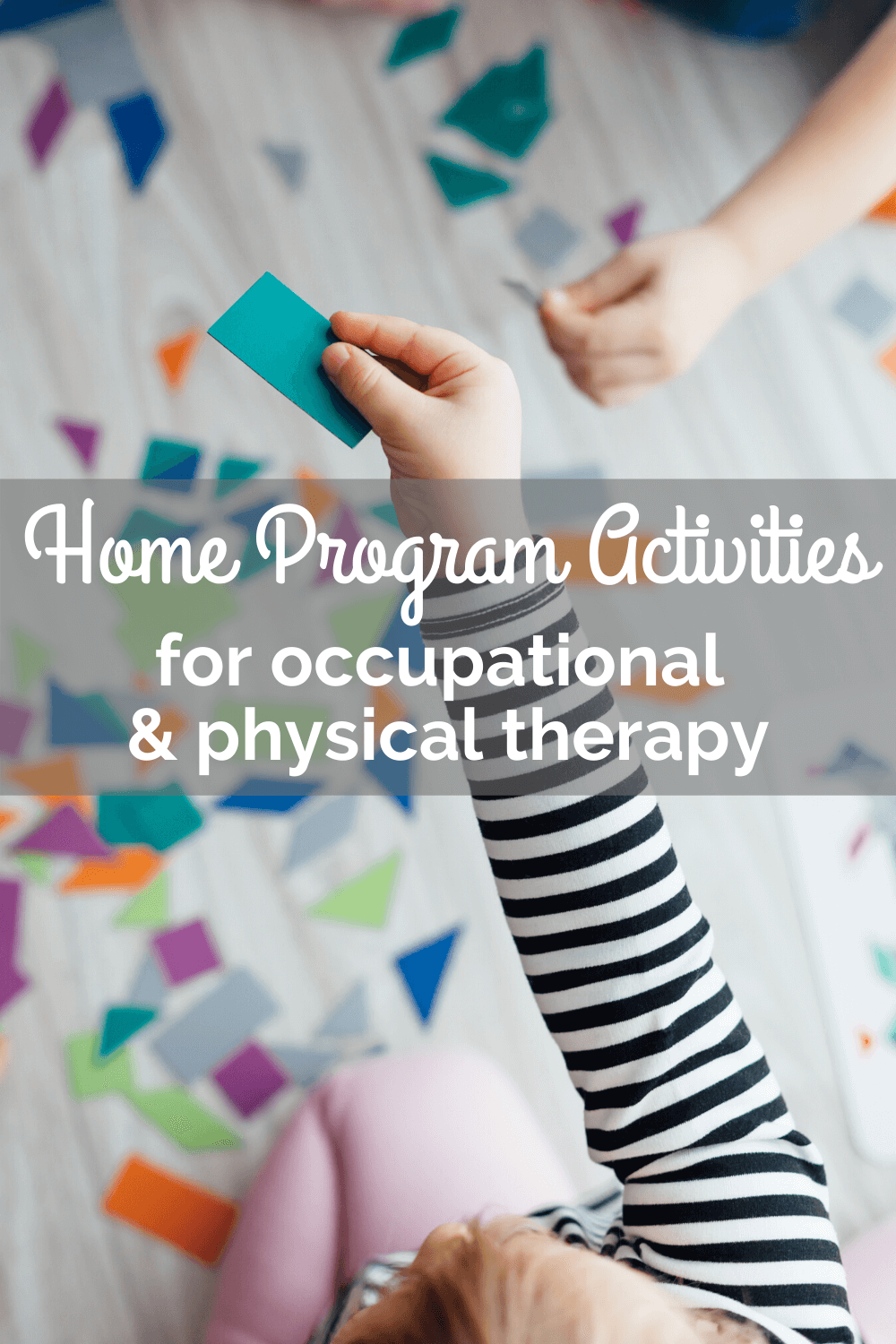 Occupational And Physical Therapy Home Exercise Program Activities 