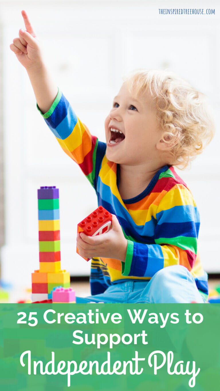 How to Encourage Independent Play - The Inspired Treehouse