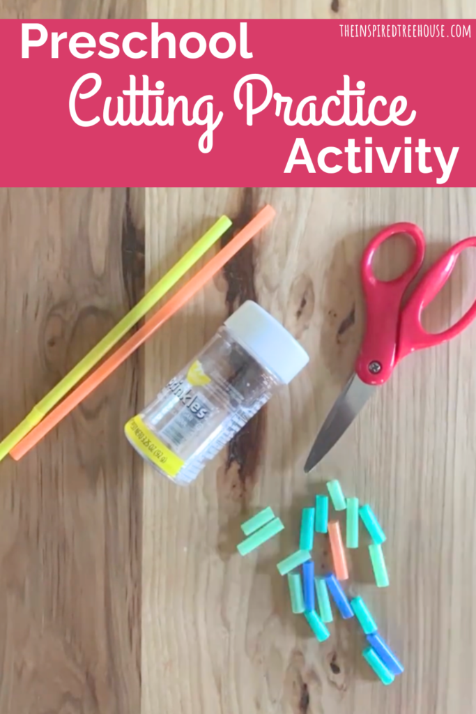Preschool Cutting Practice Activity