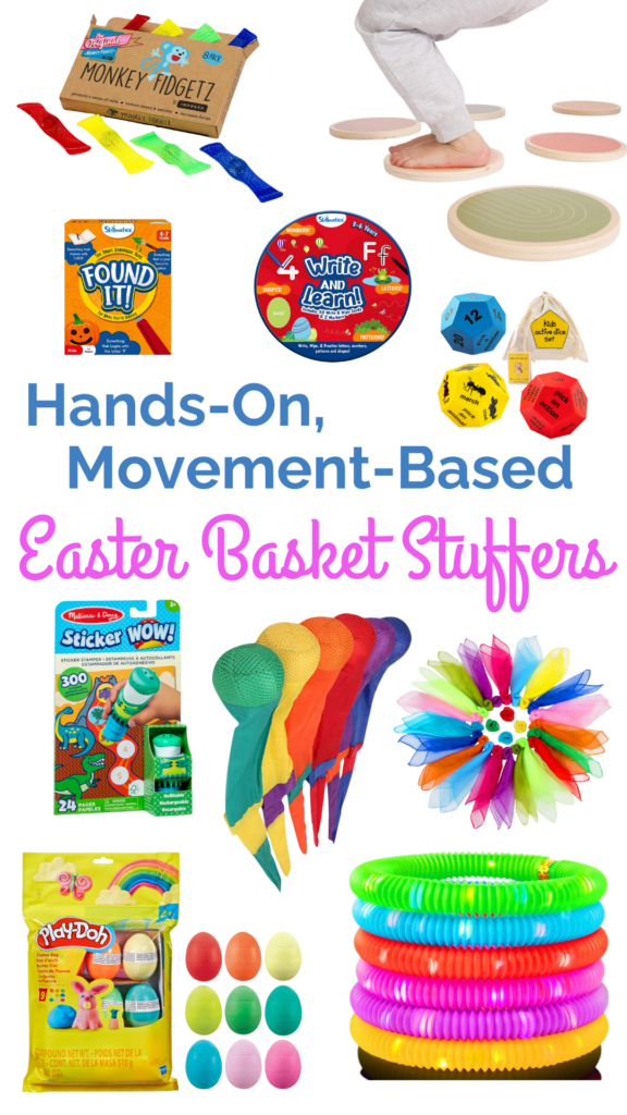 Easter Basket Stuffers for Kids to inspire movement and hands-on play